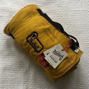 Woolrich x Target 70" x 50" Yellow/Dark Green Outdoor Throw Blanket